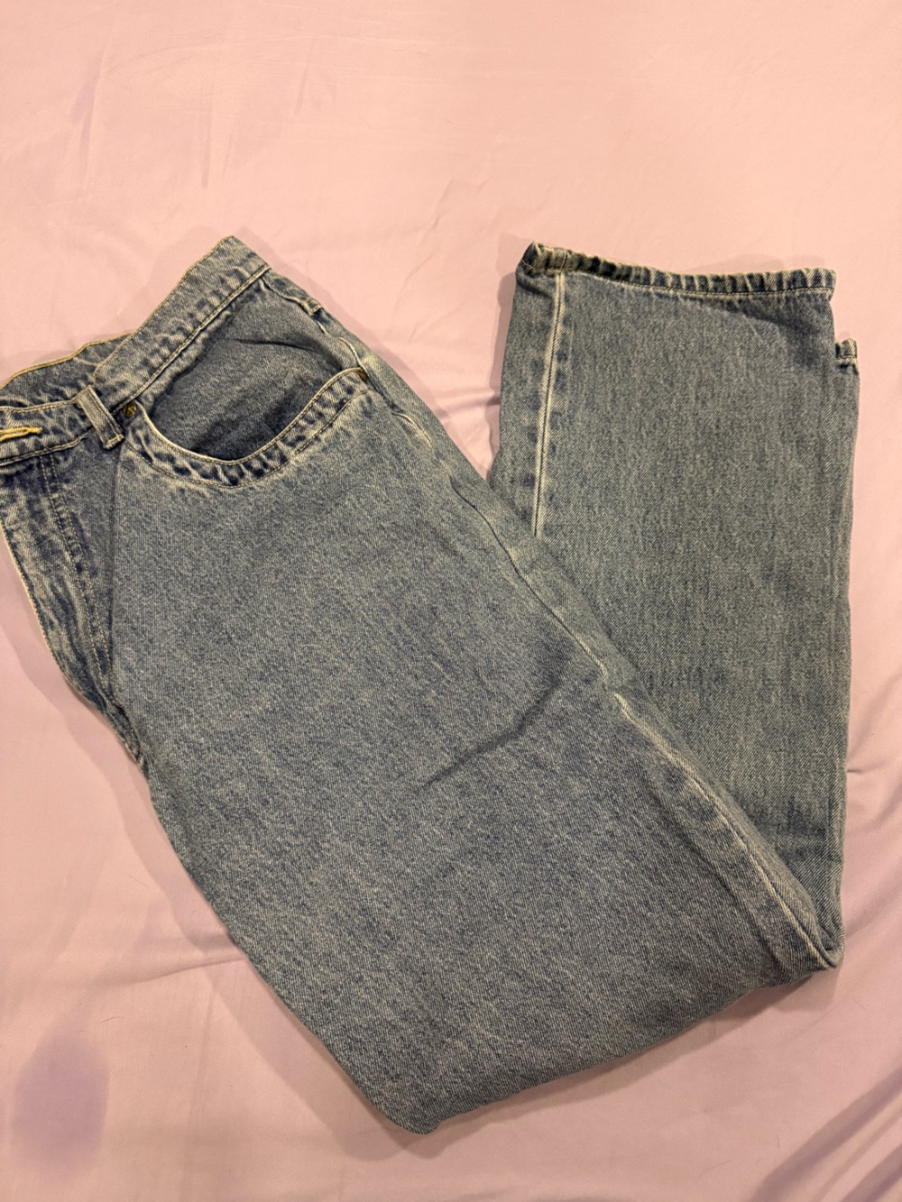 Cherokee Men’s Washed Blue Relaxed Jeans